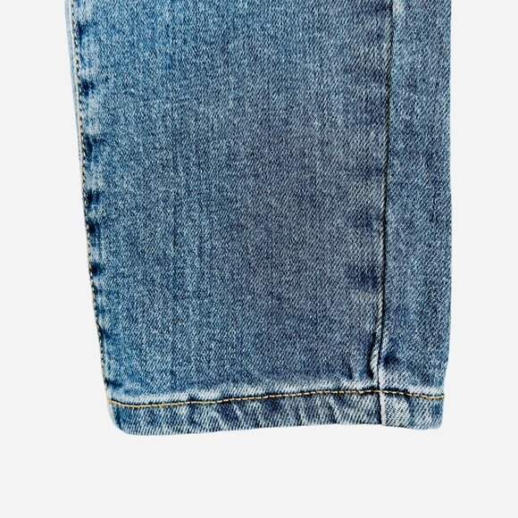 NWT I&M Jeans Women's Distressed Tom Girl High Rise Stretch Blue Jeans Size 3 - Picture 8 of 14